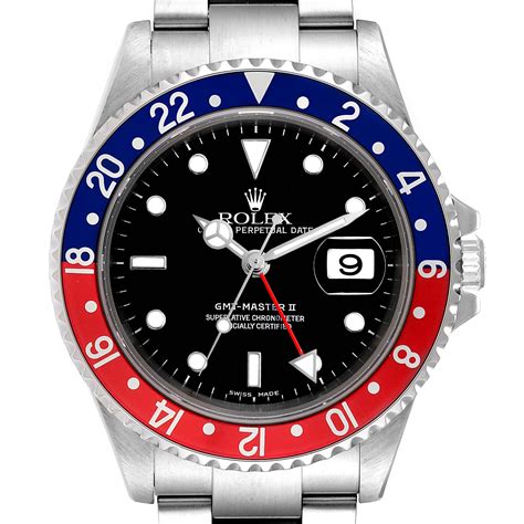 Rolex watch red and blue